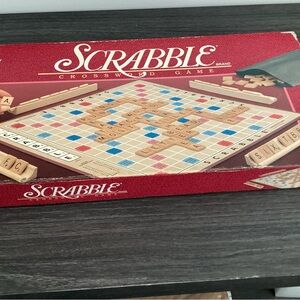 Vintage 1989 SCRABBLE Crossword Game Milton Bradley Model #4024